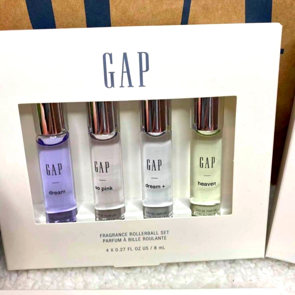 Gap Fragrance Perfume Mini Rollerball EDP set Dream So Pink Heaven Dream +